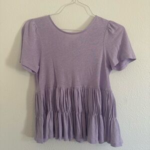 Gorgeous purple T that could be styled up or down!!